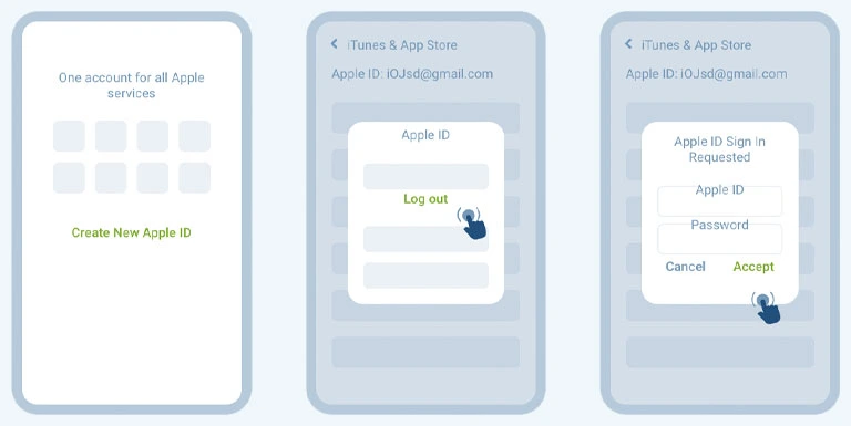 สมัคร Apple ID ใหม่ เพื่อเปลี่ยน Region อีกครั้ง